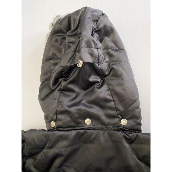 ZeroXposur Women's Puffer Jacket Black Faux-Fur Hood Ski Coat Size Med - Picture 7 of 15